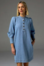 Load image into Gallery viewer, Elocution Dress - Light Washed Denim