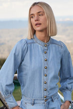 Load image into Gallery viewer, Hanker Top - Light Washed Denim