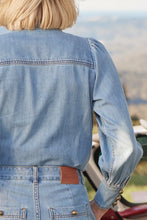 Load image into Gallery viewer, Hanker Top - Light Washed Denim