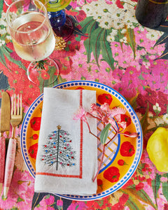 Linen Tablecloth - Bush Christmas