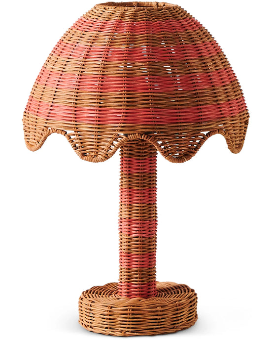 Lamp rattan -