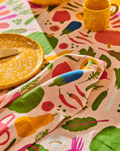 Load image into Gallery viewer, Linen Tablecloth - Stephanie&#39;s Harvest