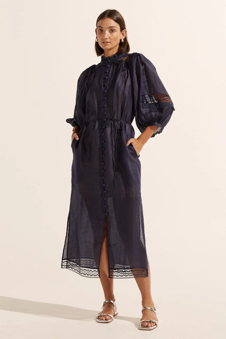 Locate Dress - Indigo