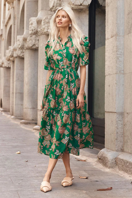 Opus Dress - K'gari Palm Green