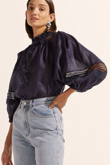 Quell Top - Indigo