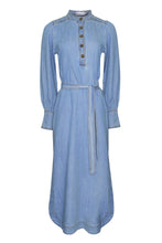 Load image into Gallery viewer, Snapshot Dress - Light Washed Denim