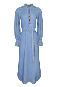 Snapshot Dress - Light Washed Denim